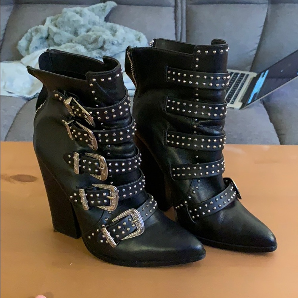 Steve Madden Buckle Booties